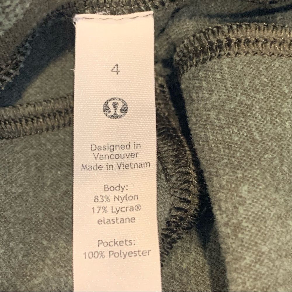 Lululemon Ready to Rulu Jogger 29" Heritage Camo Dark Olive Green Twill Size 4 - Picture 8 of 12